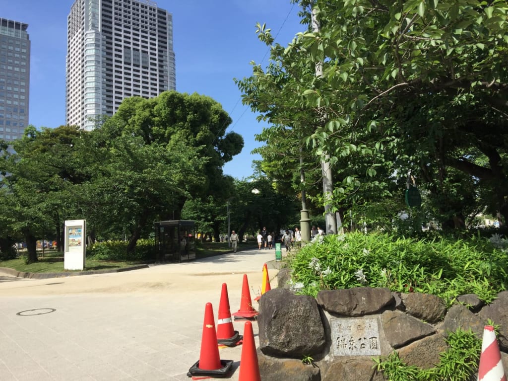 錦糸公園のエントランス