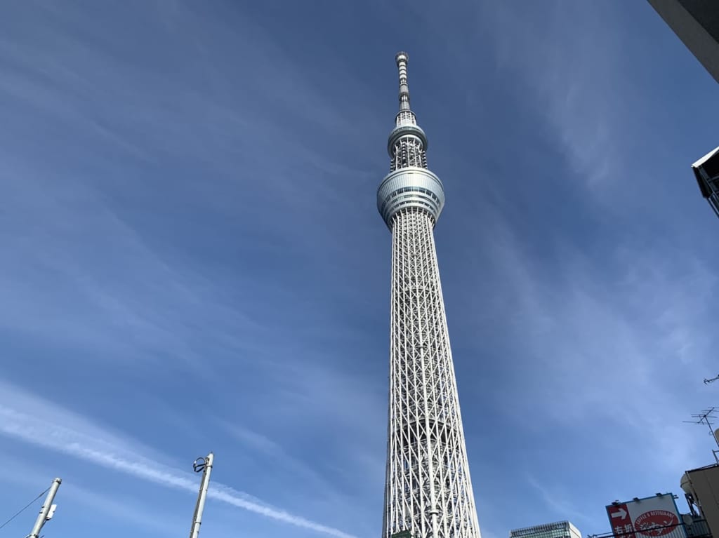１月のスカイツリー