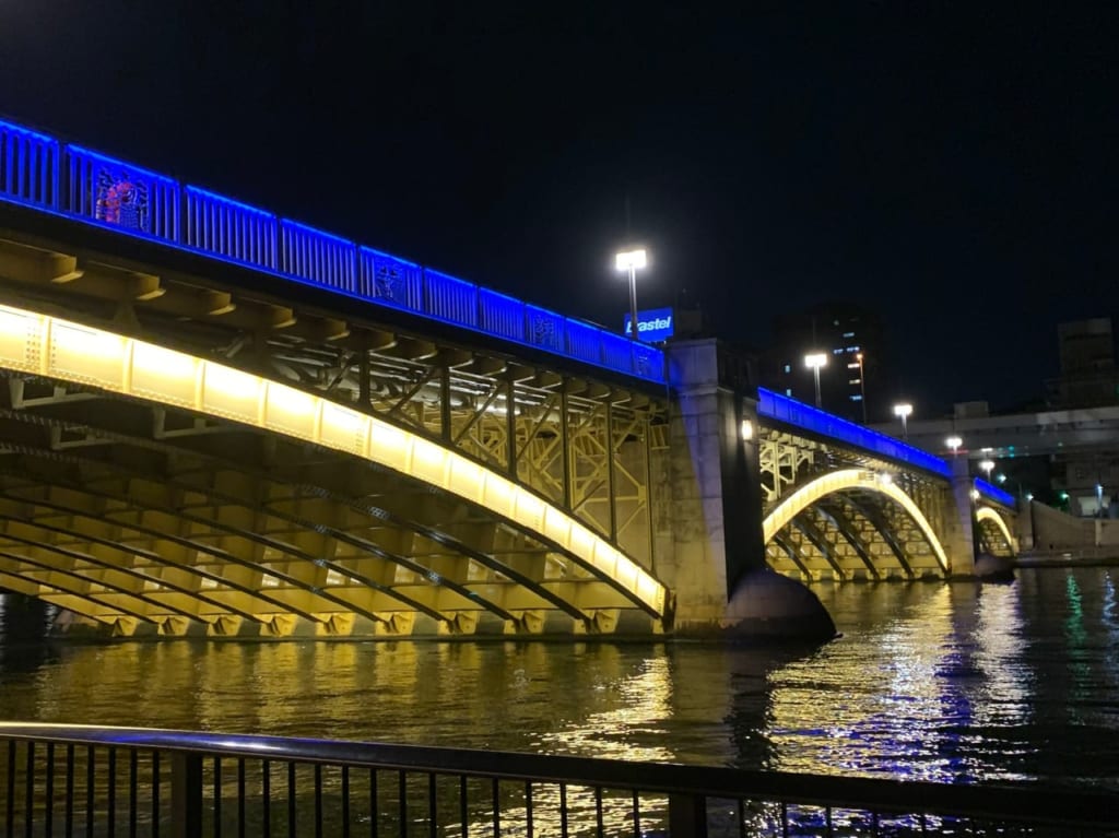 蔵前橋ライトアップ