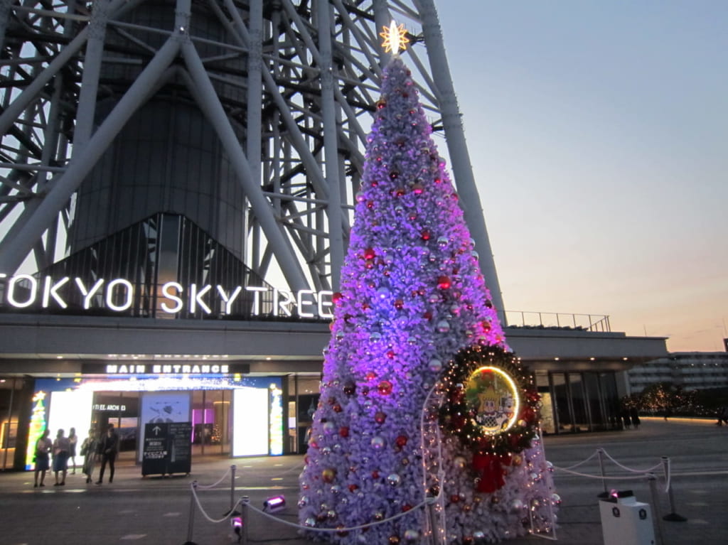 スカイツリークリスマスツリー