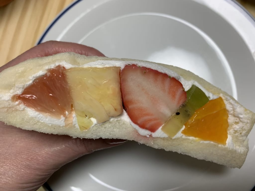 イマノフルーツサンド実食