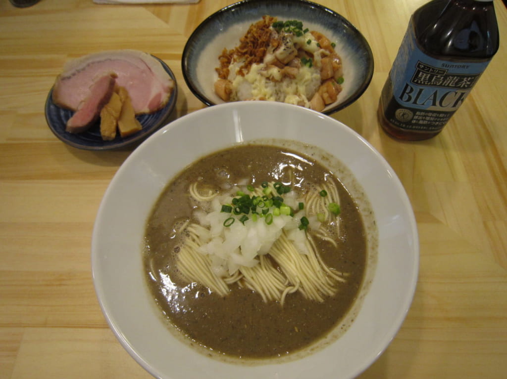 煮干しソバと米の実食