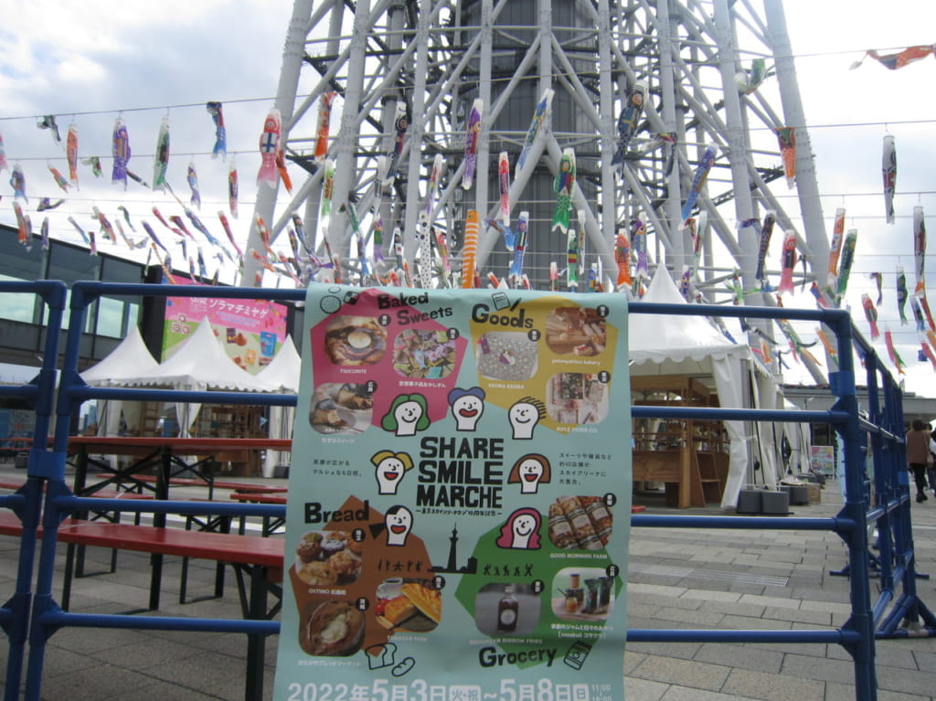 SHAREMARCHEとスカイツリー