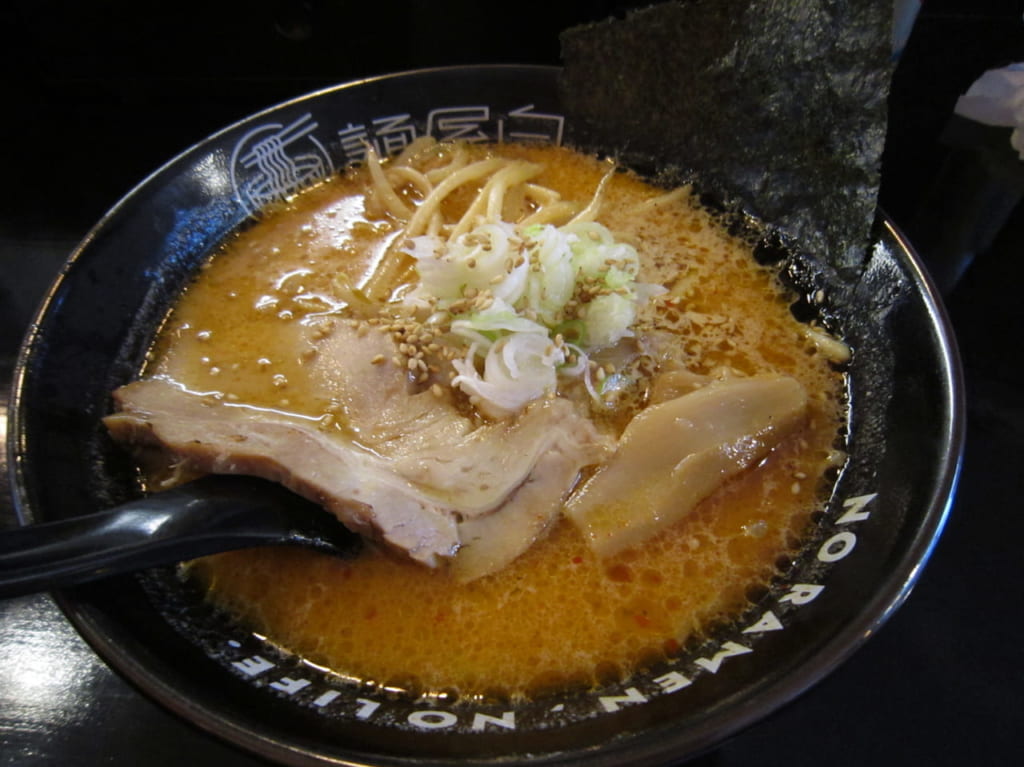 白髭のラーメン