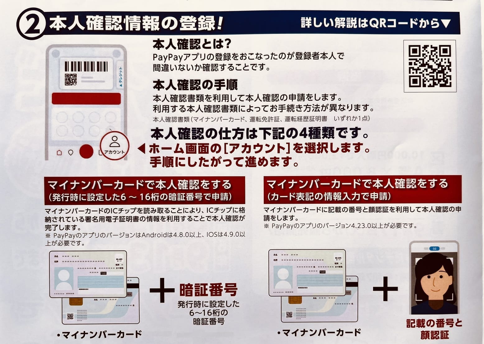 PayPay本人登録