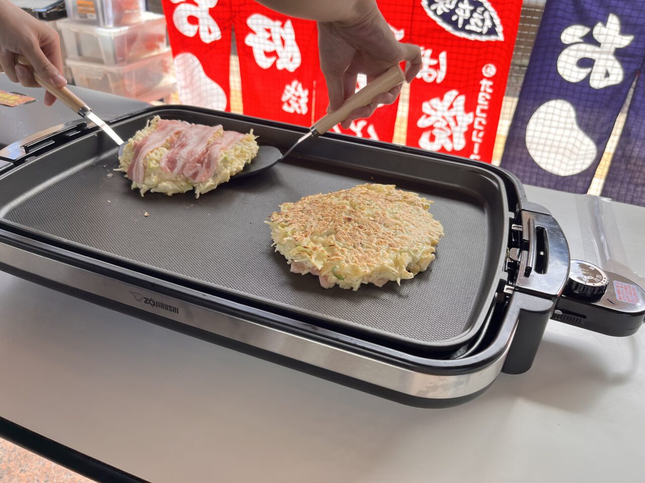 お好み焼き制作１