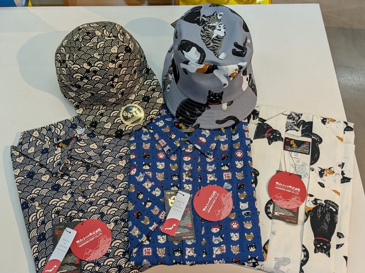 羽衣シャツディスプレイ