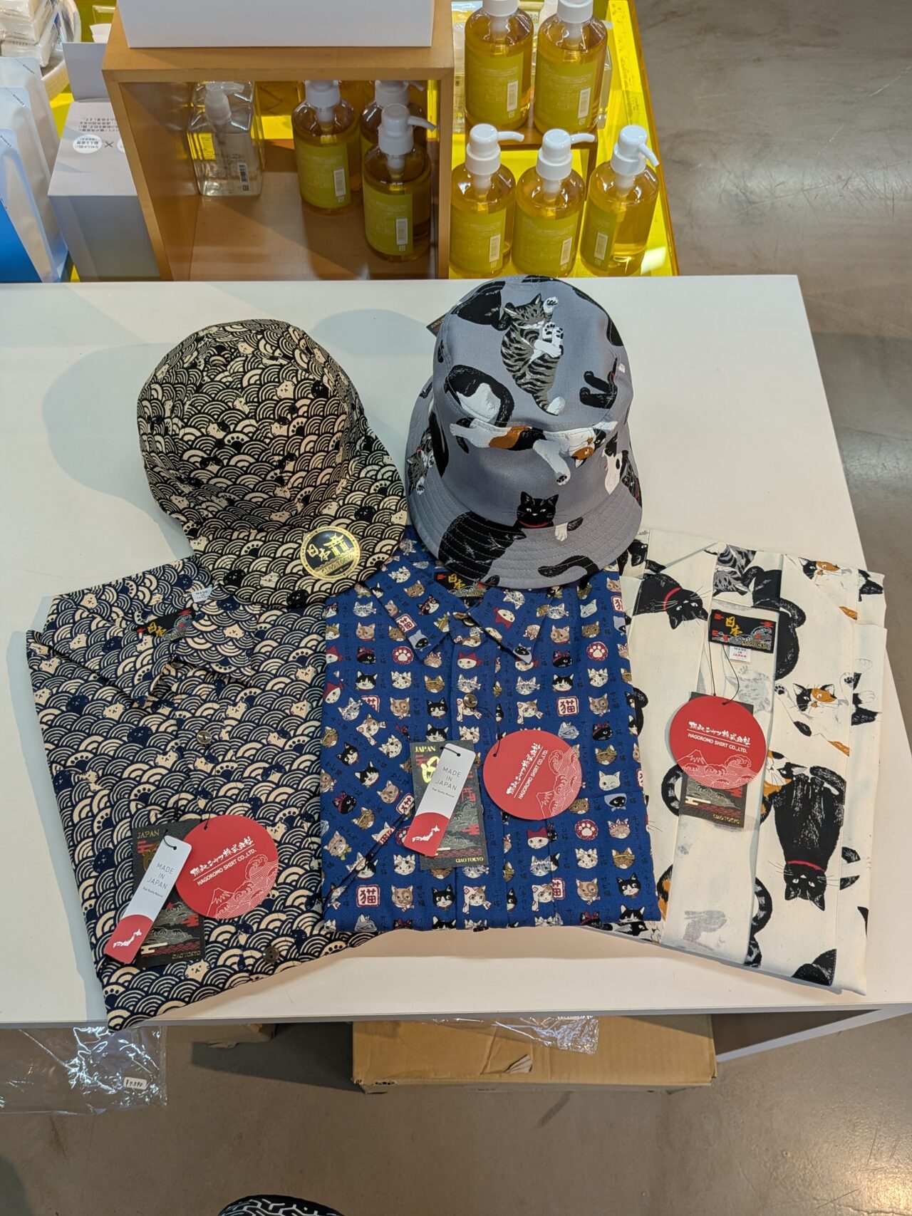 羽衣シャツディスプレイ