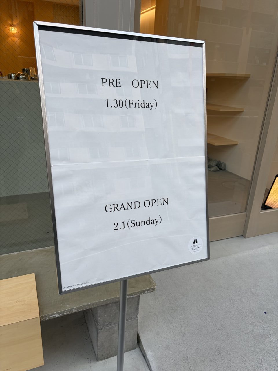 BROWN TABBY202601プレオープン